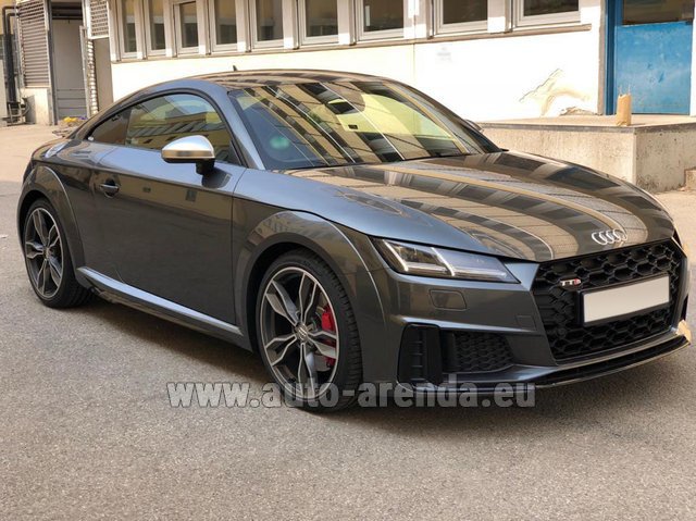 Rental Audi TTS Coupe in Italy