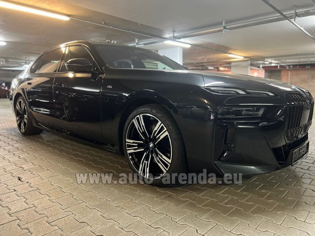 Rental BMW 740d Long XDrive 2024 in Naples airport