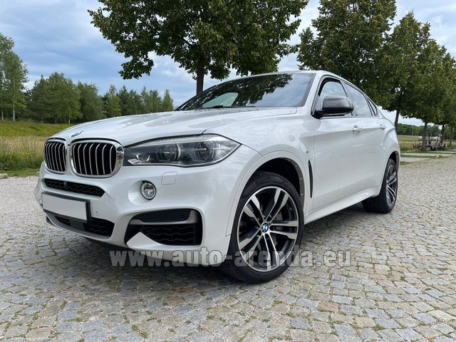 Rental BMW X6 M50d M-SPORT INDIVIDUAL (2019) in Italy