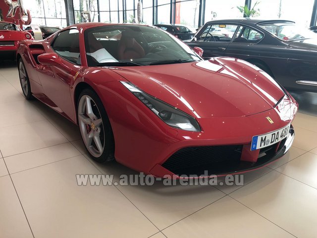 Rent The Ferrari 488 Spider Car In Italy