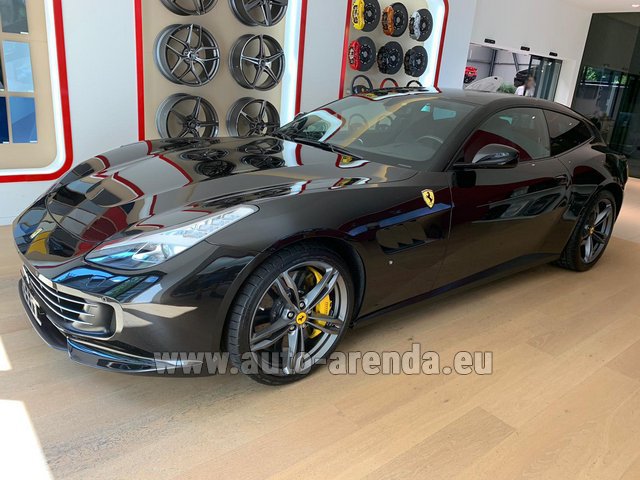 Rental Ferrari GTC4Lusso in Naples airport