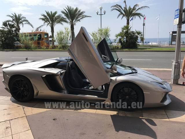 Rental Lamborghini Aventador LP 700-4 in Amalfi Coast