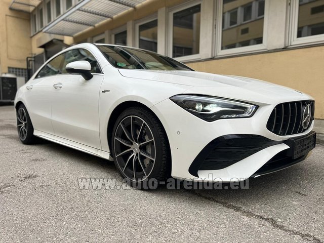 Rental Mercedes-Benz AMG CLA 35 4MATIC Coupe in Florence airport