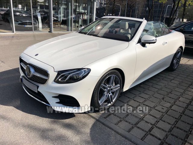 Rental Mercedes-Benz E-Class E 300 Cabriolet equipment AMG in Province of Siena