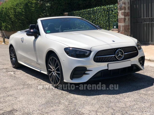 Rental Mercedes-Benz E-Class E450 Cabriolet AMG equipment petrol in Province of Siena