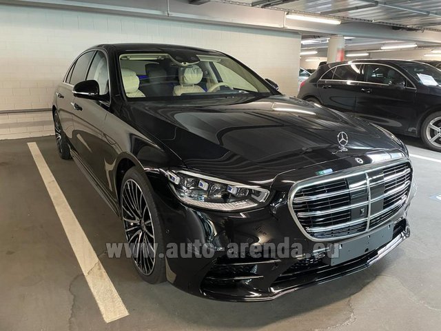 Transfer from Verona to Munich Airport General Aviation Terminal GAT by Mercedes-Benz S-Class S 500 Long 4MATIC AMG equipment W223 car