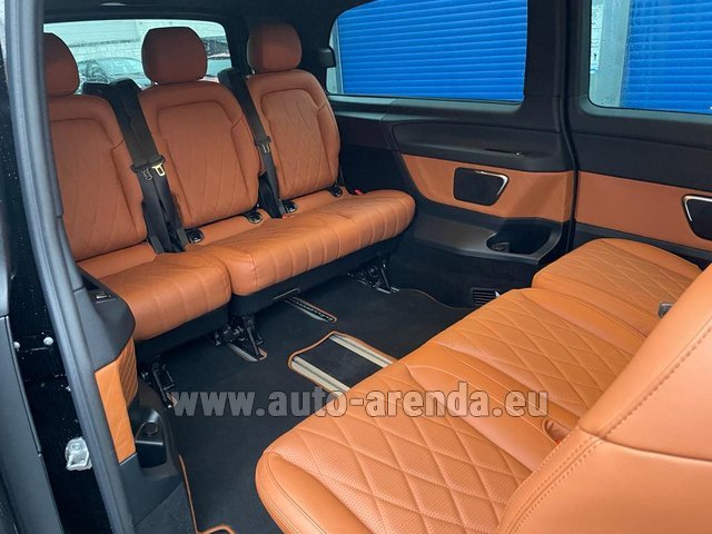Rental Mercedes-Benz V300d 4Matic EXTRA LONG (1+7 pax) AMG equipment in Portofino