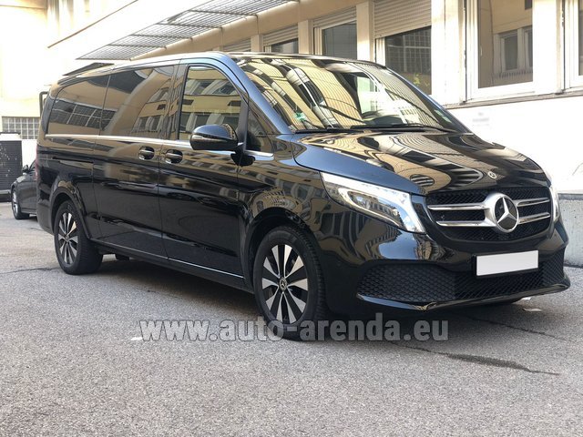 Rental Mercedes-Benz V-Class (Viano) V 300d extra Long (1+7 pax) AMG Line in Rimini airport