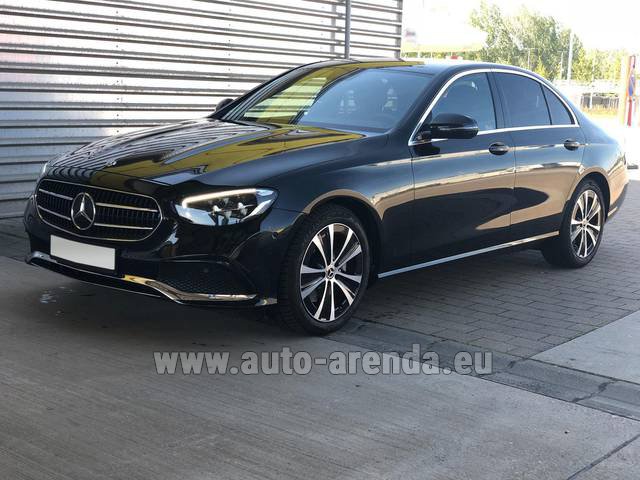 Transfer from Ortisei to Munich Airport by Mercedes-Benz E-Class AMG equipment car