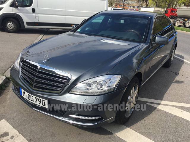 Transfer from Verona to Munich Airport by Mercedes S 600 Long B6 B7 GUARD 4MATIC car