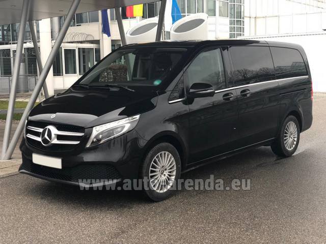 Transfer from Ortisei to Munich Airport by Mercedes VIP V250 4MATIC AMG equipment (1+6 Pax) car
