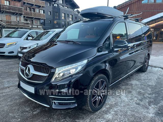 Transfer from Madonna di Campiglio to Munich by Mercedes-Benz V300d 4Matic VIP/TV/WALL - EXTRA LONG (2+5 pax) AMG equipment car